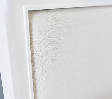 Parker Upholstered 3-in-1 Crib, Simply White & Belgian Linen Natural - Image 4