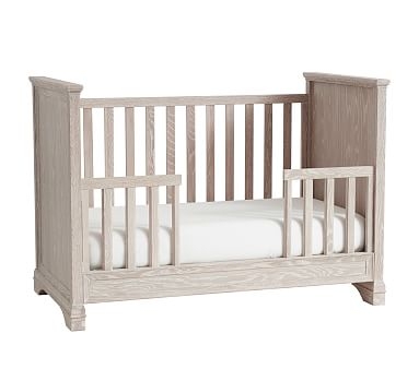 Larkin Convertible Toddler Bed Conversion Kit, Simply White, UPS - Image 2