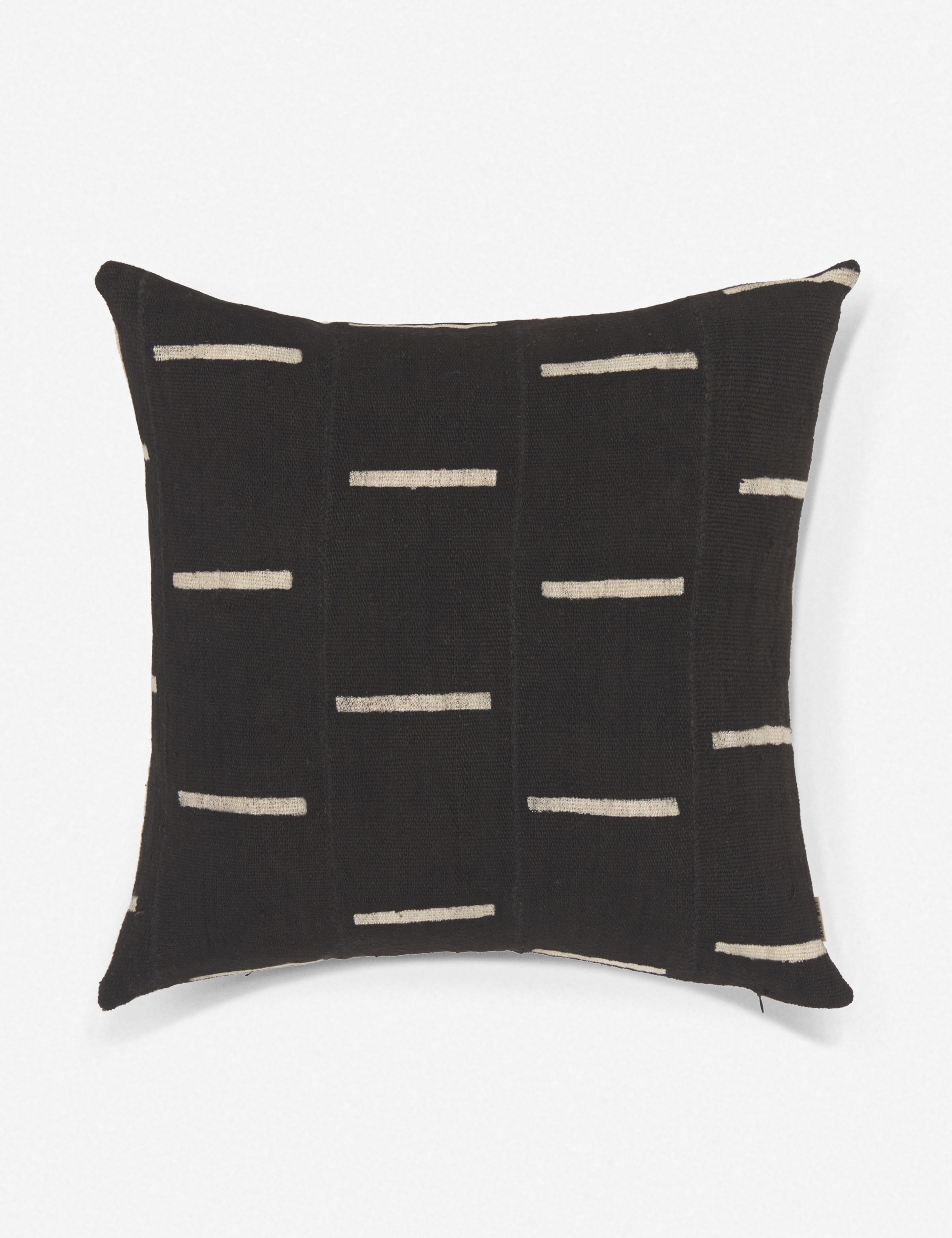 Rainey One Of A Kind Mudcloth Pillow, Black - Image 0