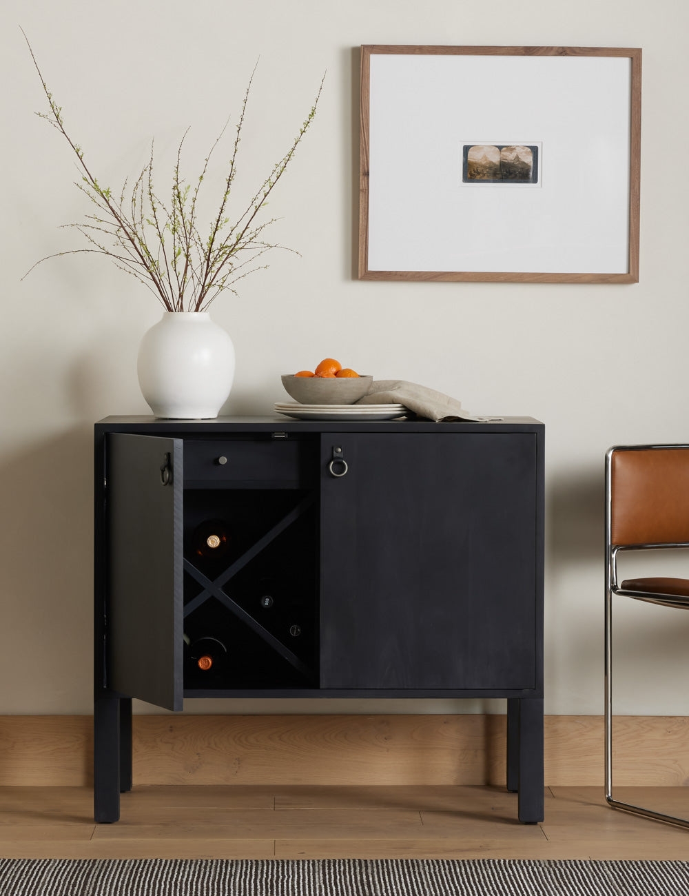 Beckett Bar Cabinet - Black - Image 12