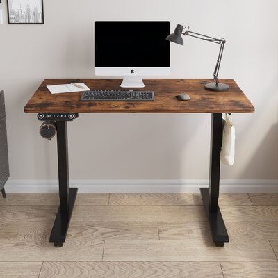Fanchon Height Adjustable T-Shape Standing Desk - Image 0