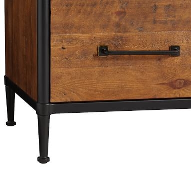 Juno Reclaimed Wood 6-Drawer Tall Dresser, Carbon - Image 3