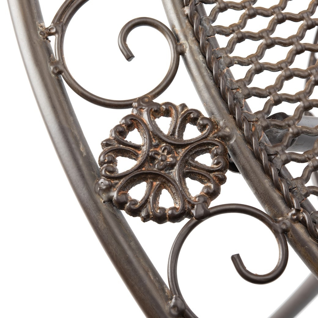 Genson Halfmoon Console Table - Unearthed Rust - Safavieh - Image 3