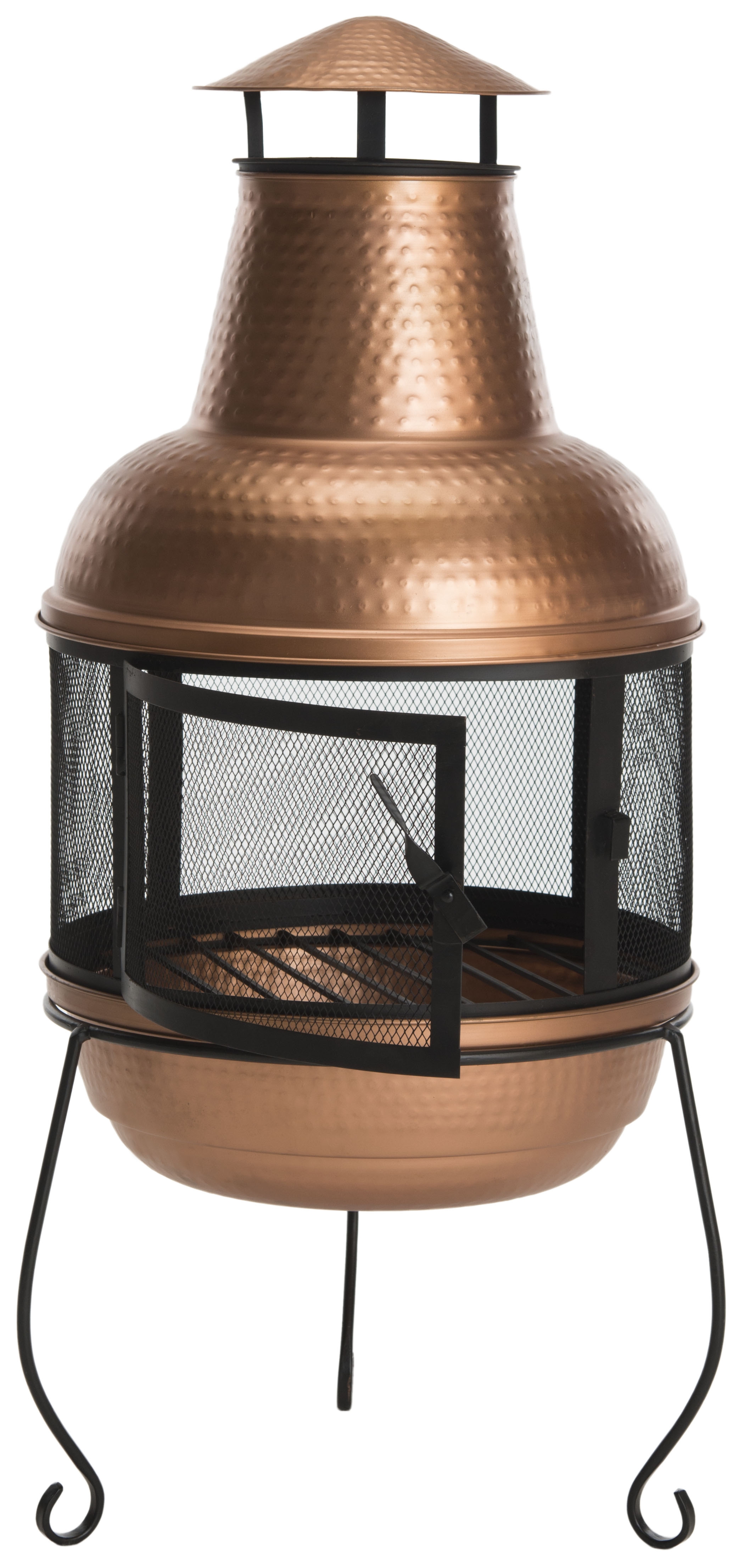 Lima Chiminea - Copper/Black - Safavieh - Image 1