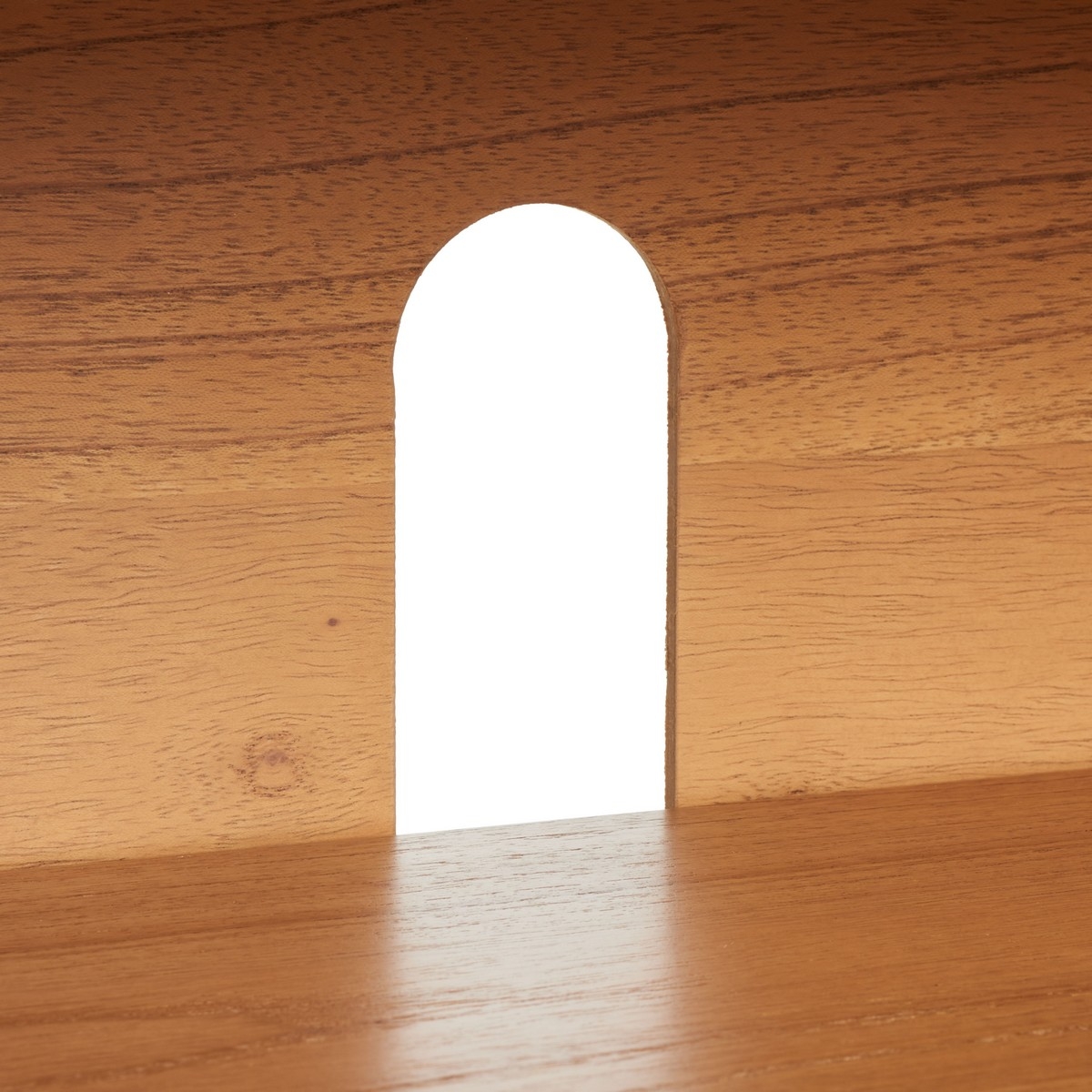 Zadie 1 Shelf Rattan Media Stand - Natural/Black  - Safavieh - Image 9