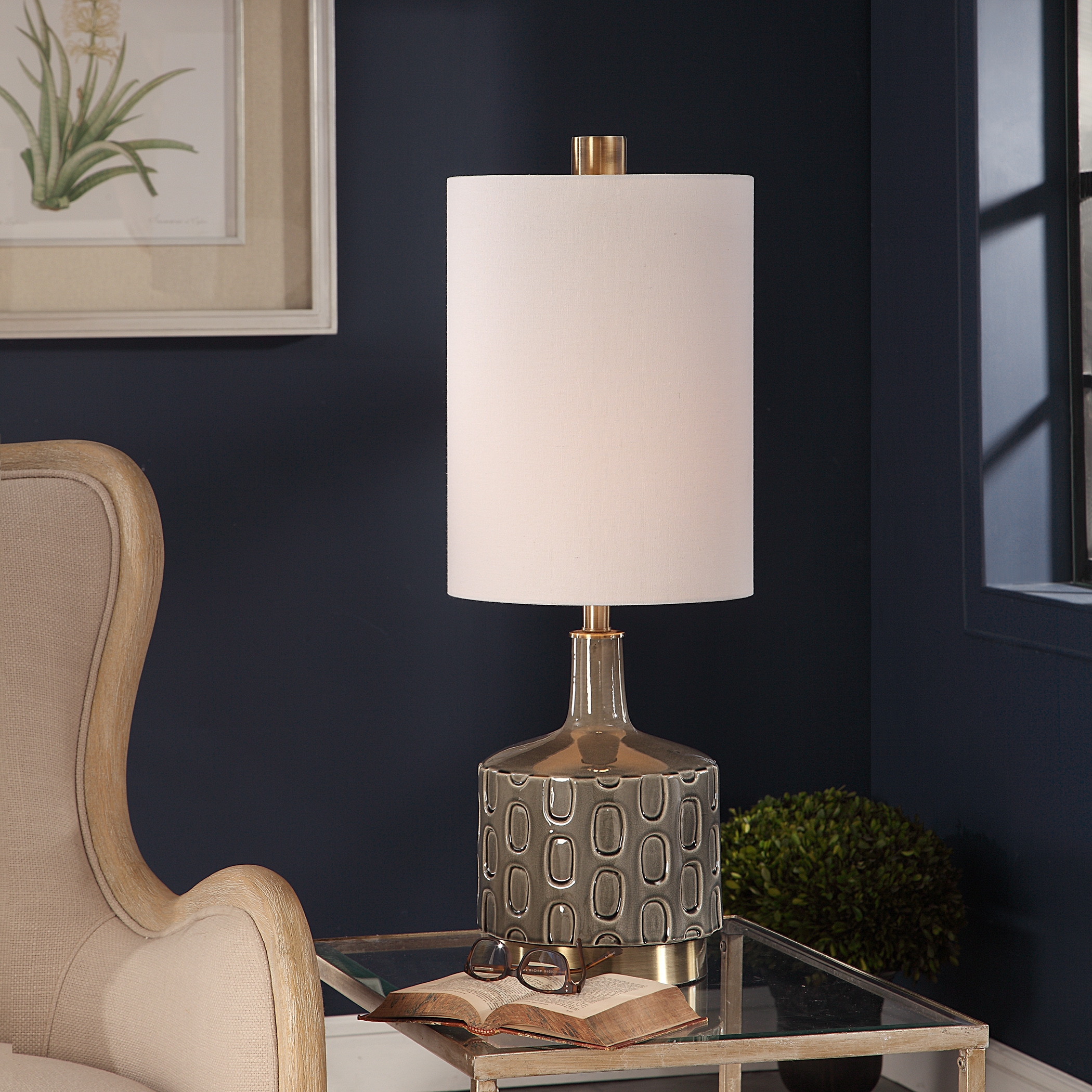 Darrin Gray Table Lamp - Image 0