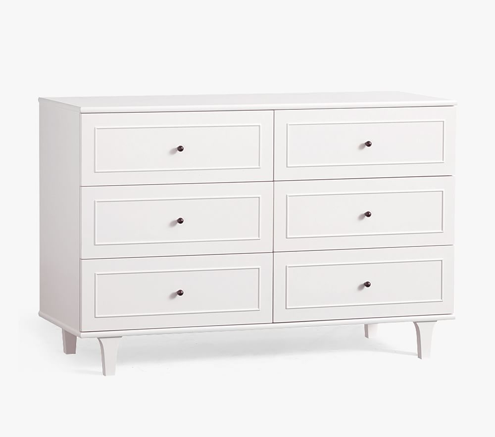 Dawson Extra-Wide Nursery Dresser, Simply White, In-Home Delivery - Image 0