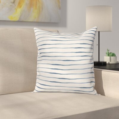 Ballweg Stripe Abstract Ocean Square Cushion Pillow Cover - Image 0