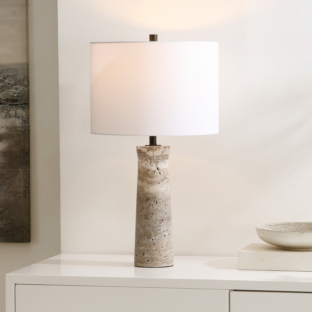 Alana 25.25 Inch Table Lamp - Grey - Safavieh - Image 3
