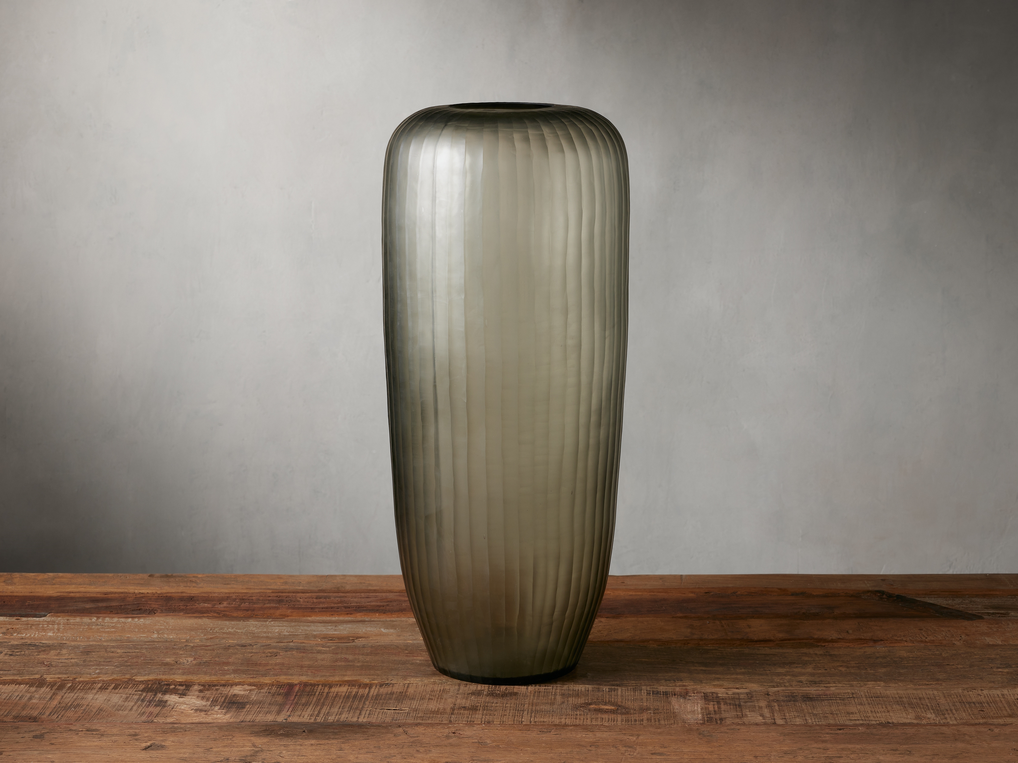 Elowen Vase in Glass Green  Tall  - Image 0