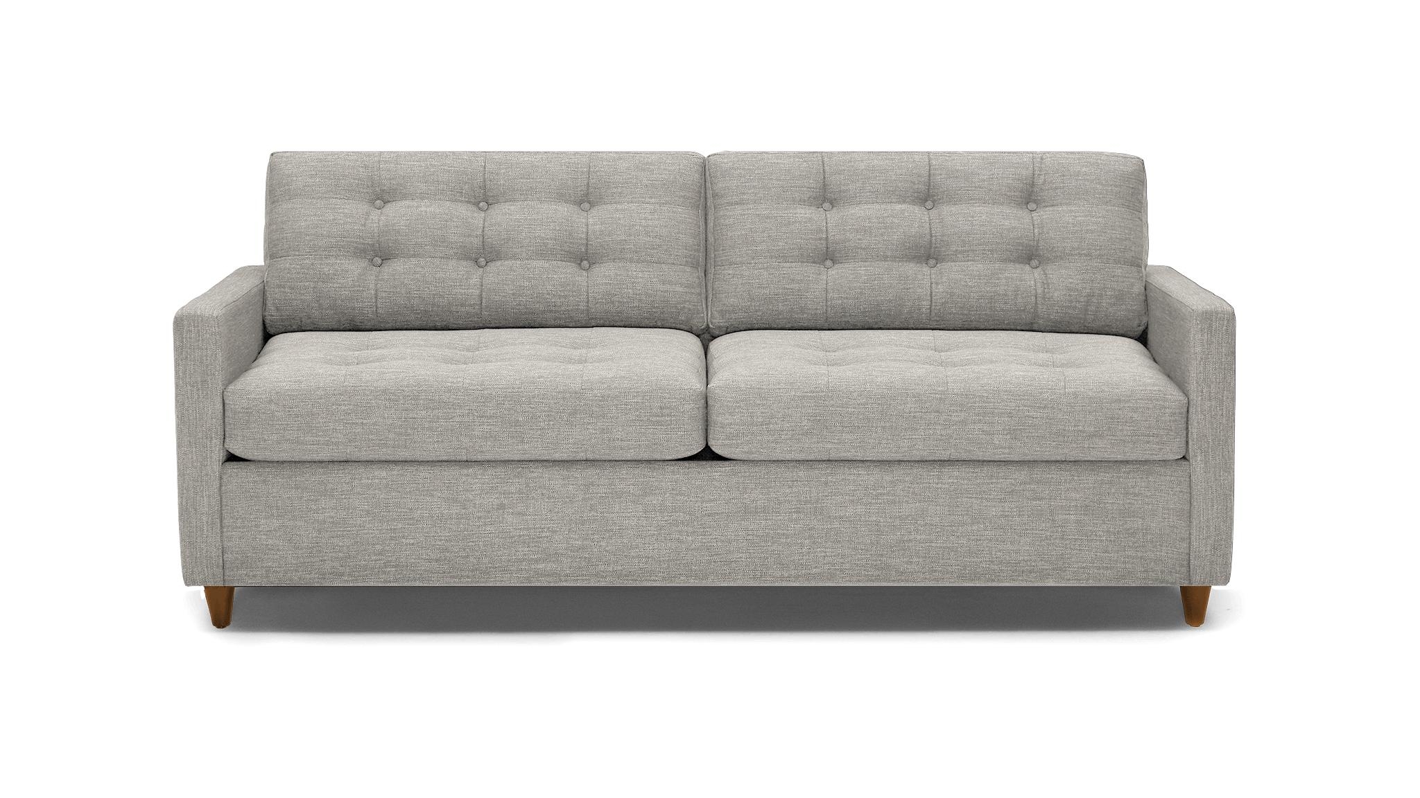 Gray Eliot Mid Century Modern Sleeper Sofa - Bloke Cotton - Mocha - Foam - Image 0