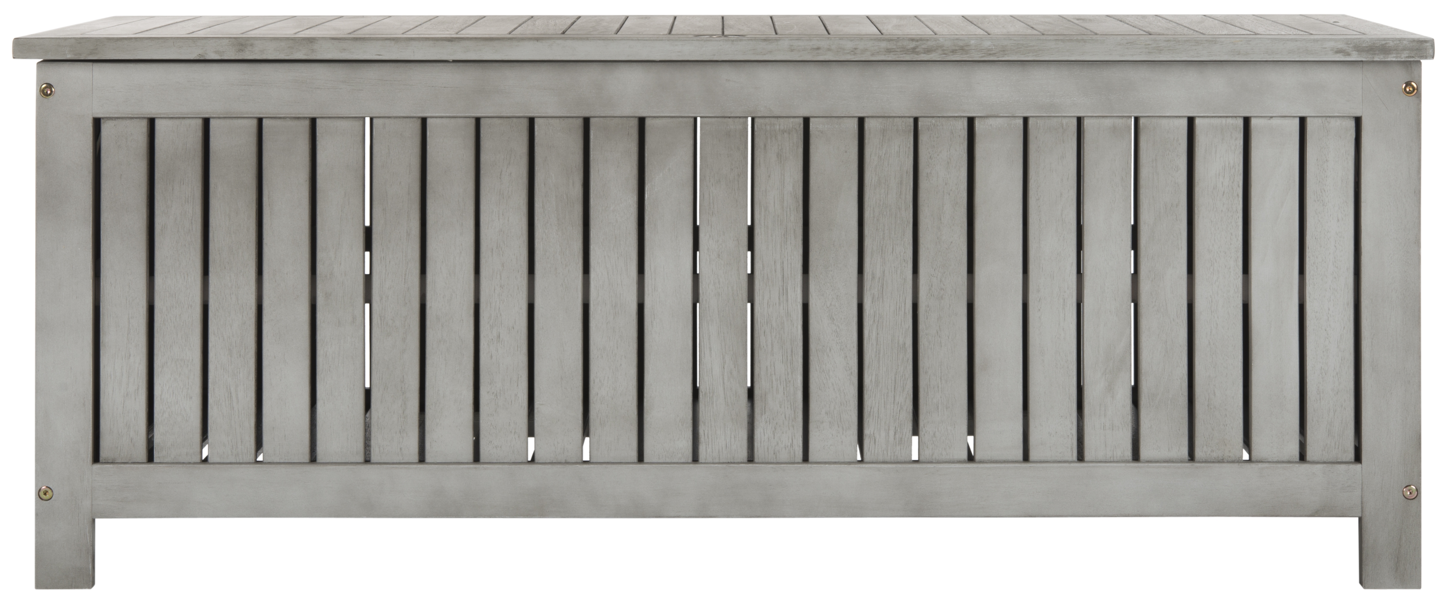 Abri 47.63-Inch L Cushion Box - Grey Wash - Safavieh - Image 0