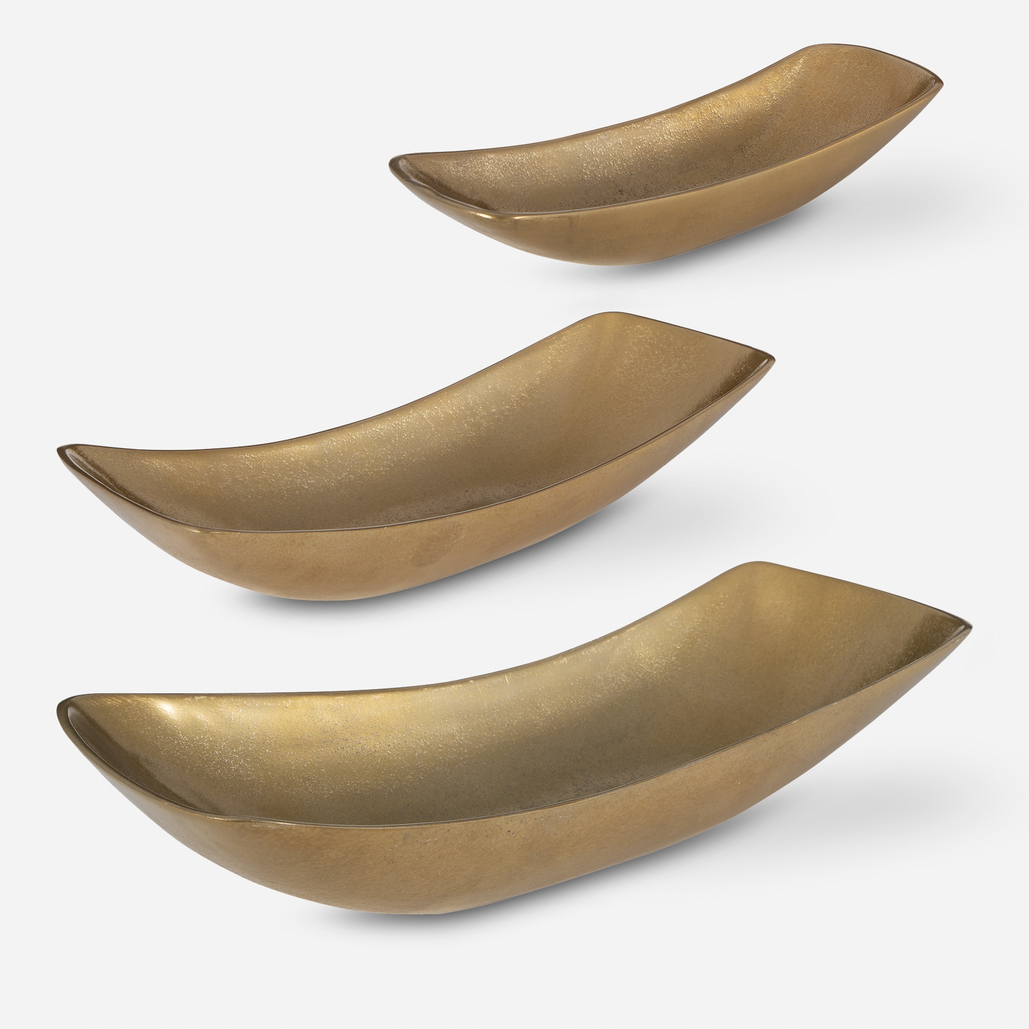 Anas Antique Brass Bowls Set/3 - Image 0