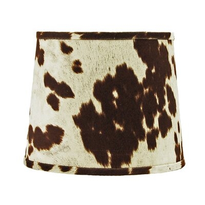 14" Faux Leather Drum Lamp Shade - Image 0