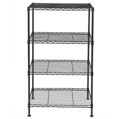 Rebrilliant 4 Tier Storage Shelves | For Garage Kitchen Bakers Closet, Metal Ladder Shelves, Organizer Rack - Image 0