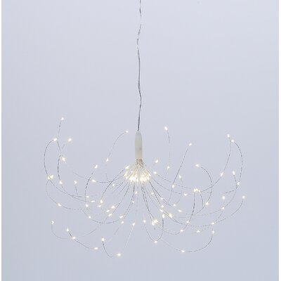 Warm White Led Wire Star Burst Ornament - Image 0