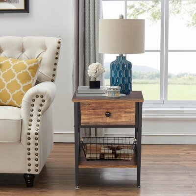 Demmer End Table with Storage - Image 0