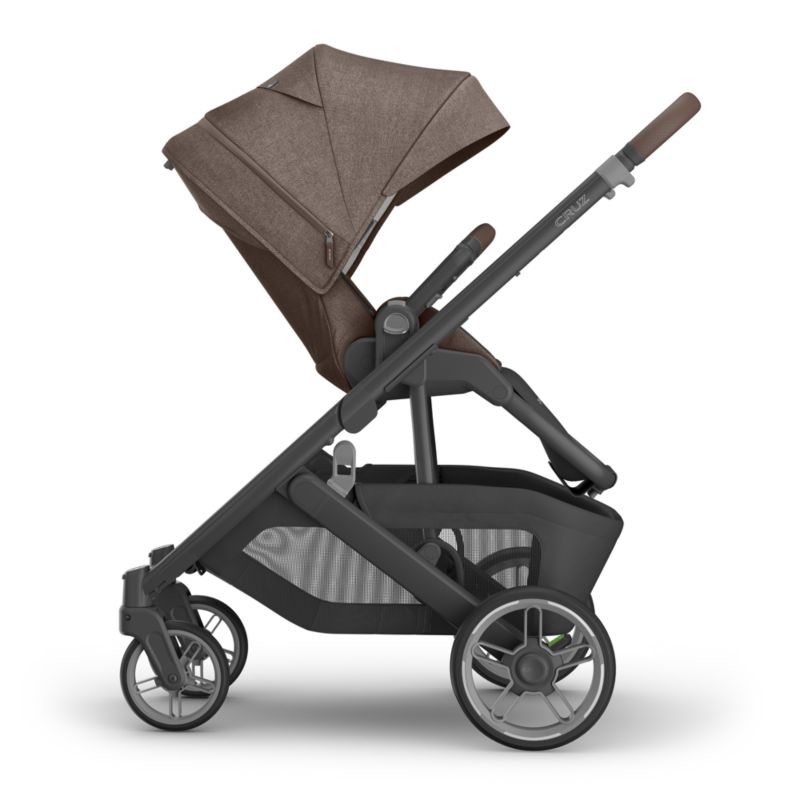 UPPAbaby Cruz V3 Owen Mocha Brown Melange Reclining Baby Stroller - Image 5
