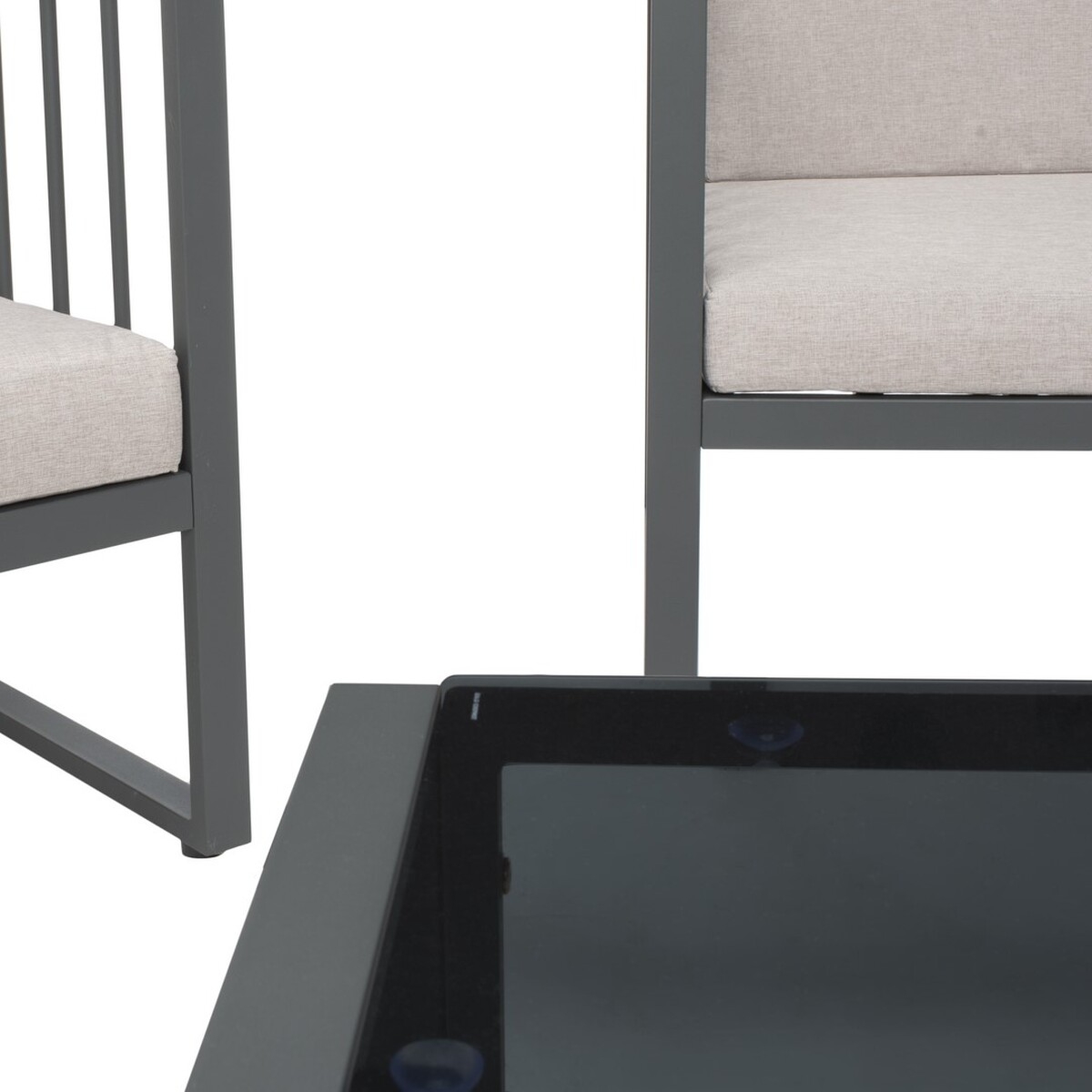 Holyoke 4 Pc Living Set - Grey/Light Grey - Safavieh - Image 3