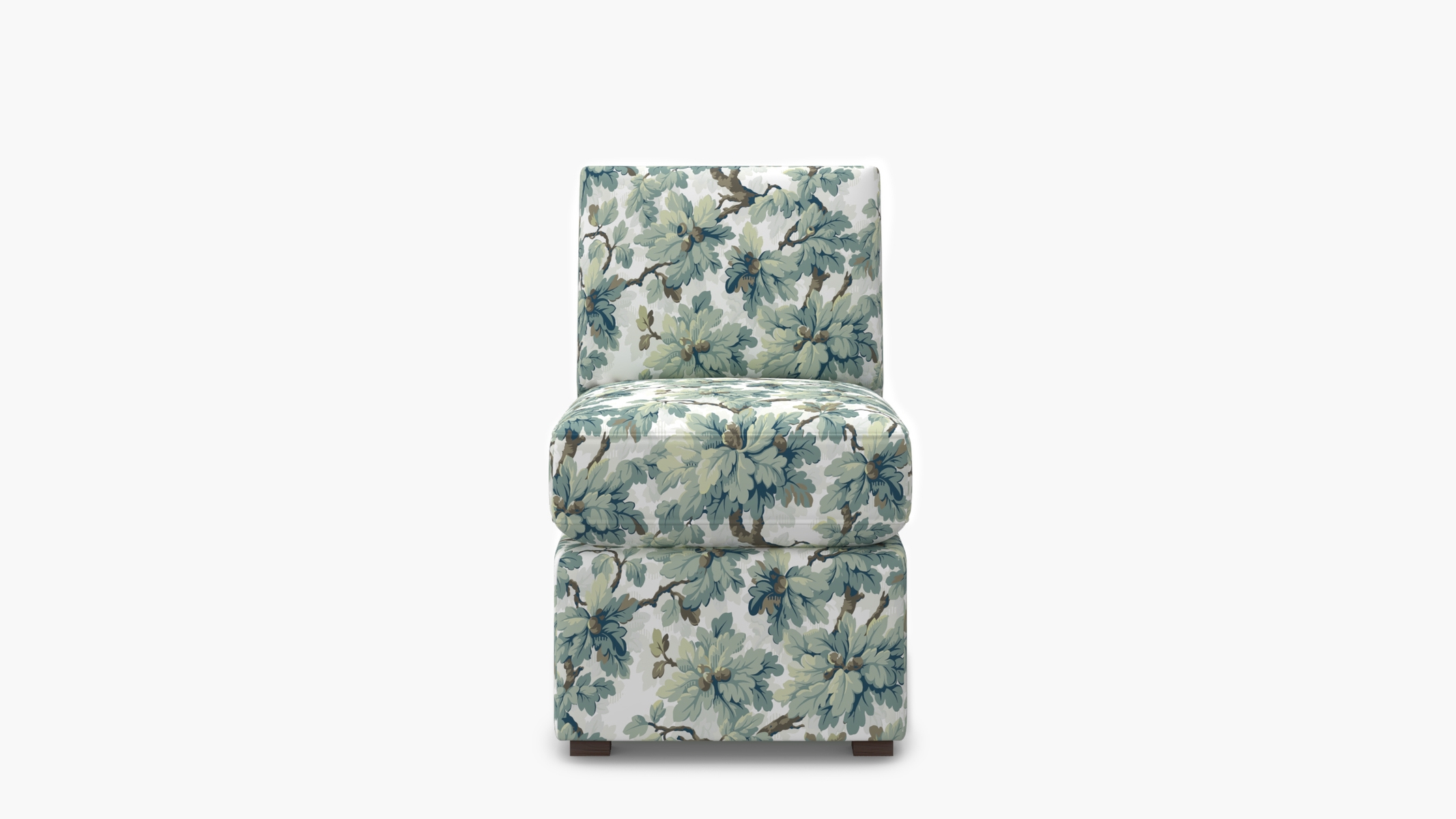 Petite Slipper Chair, Sage Woodland - Image 0