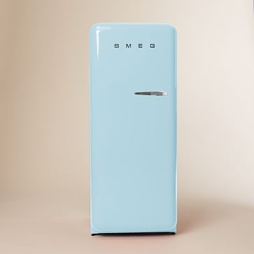 SMEG, Refrigerator, Pastel Blue, Left Hinge - Image 0