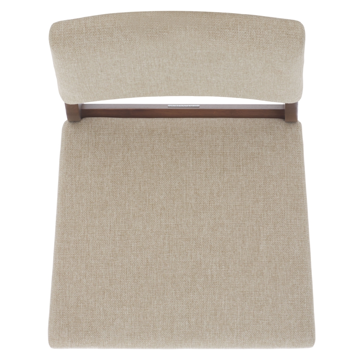 Jessbrina Wood Dining Chair - Walnut / Beige - Image 5