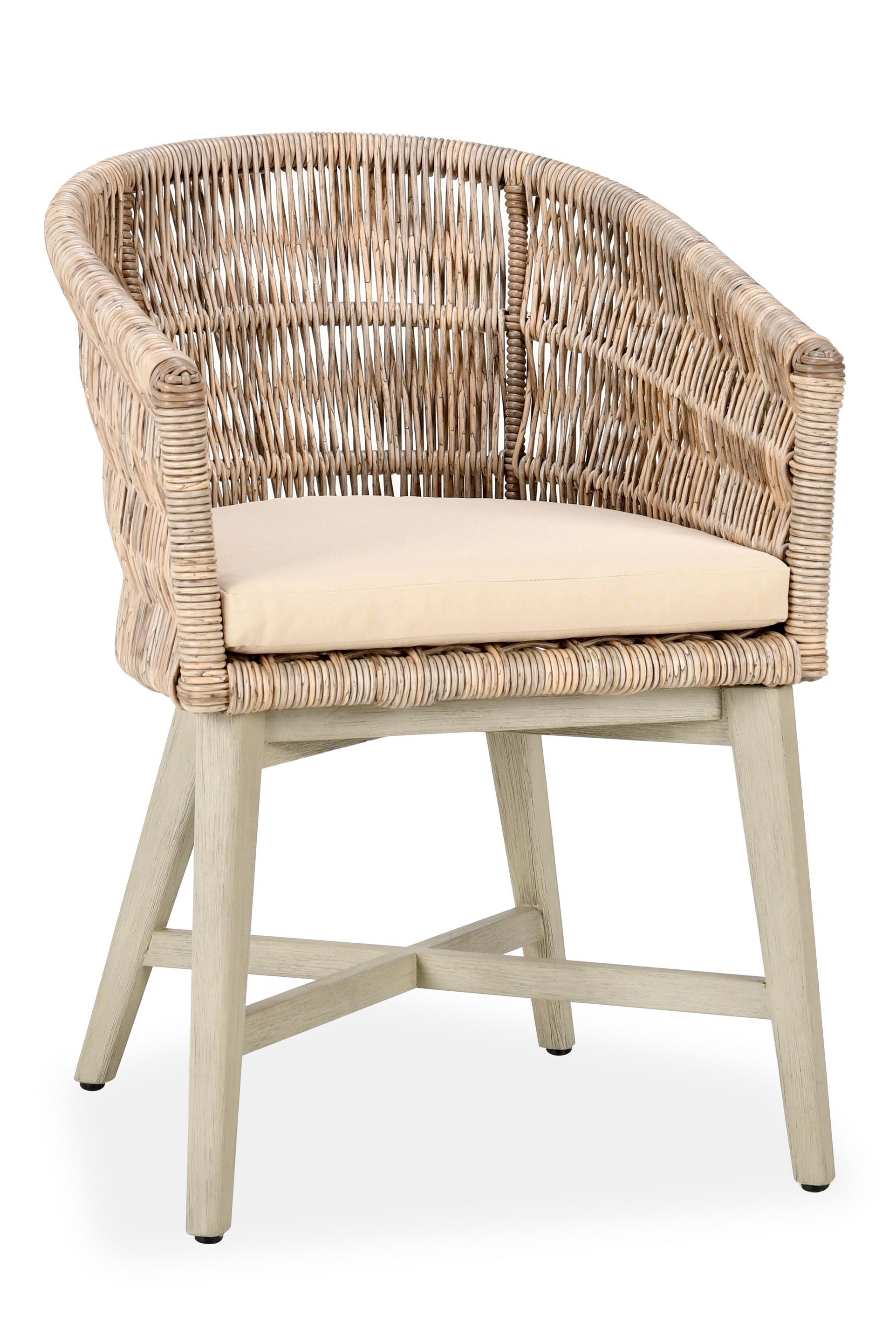 Collins Outdoor Dining Chair Natural/Sand - Image 0