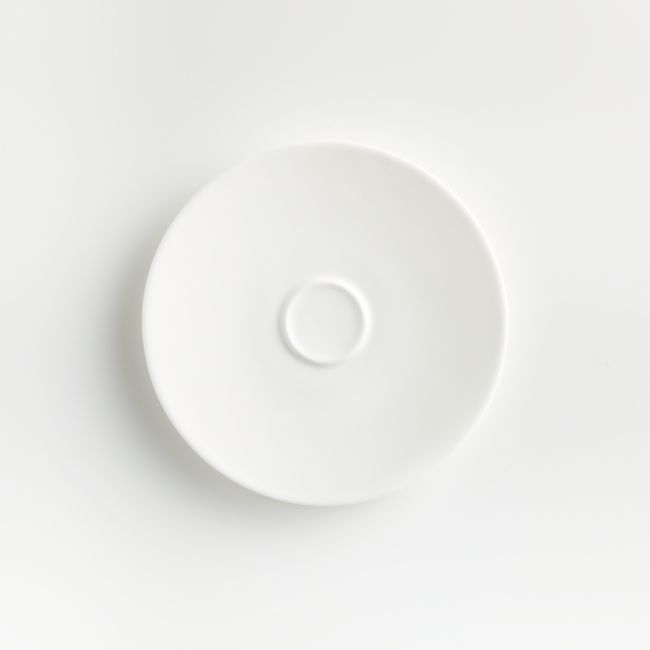 Bennett White Bone China Saucer - Image 0