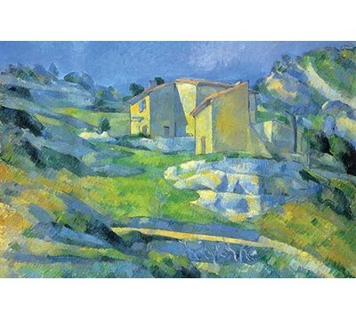 'House in Provence' by Paul Cezanne Painting Print - Image 0