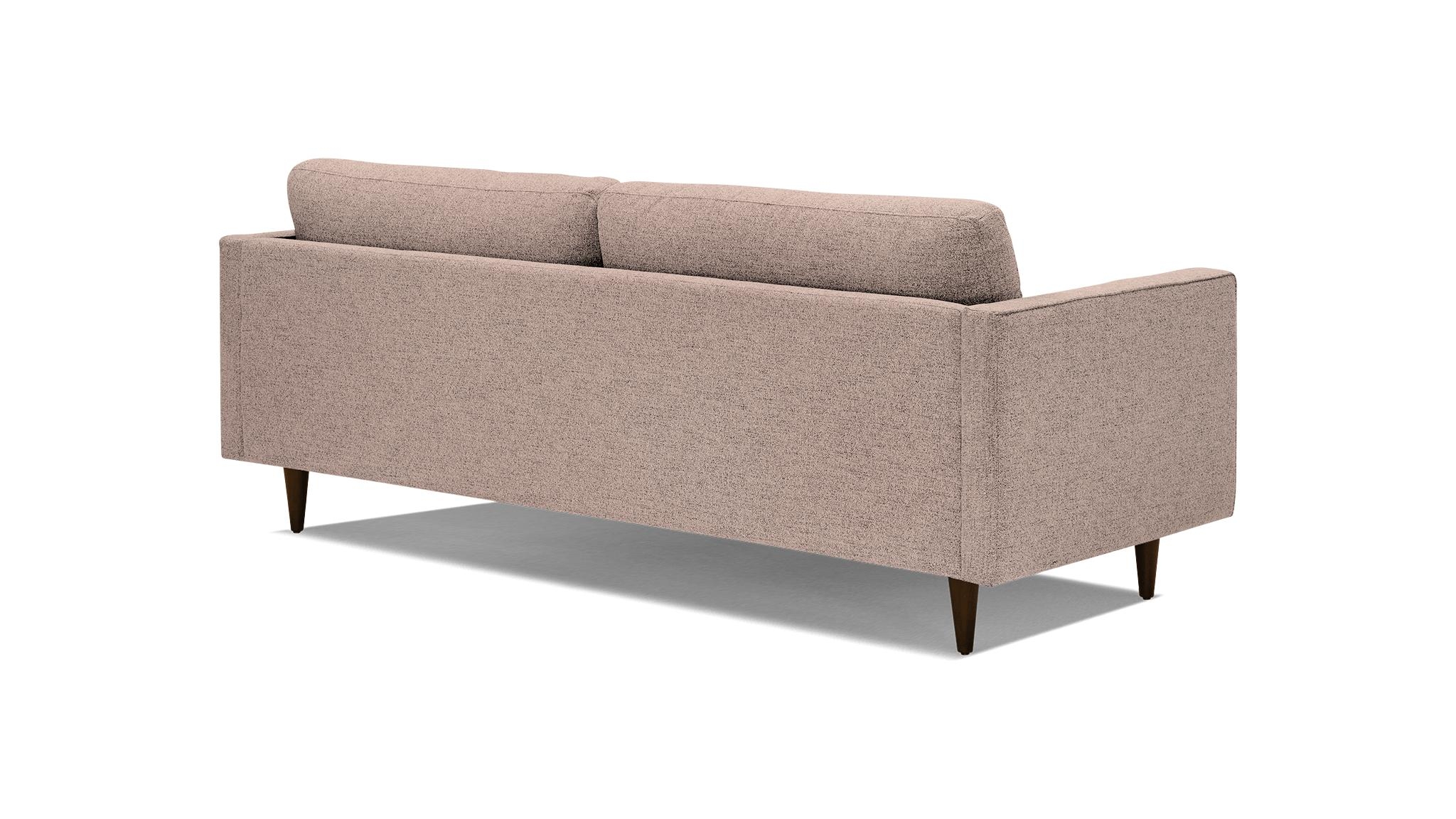 Pink Briar Mid Century Modern Sofa - Prime Blush - Mocha - Image 3