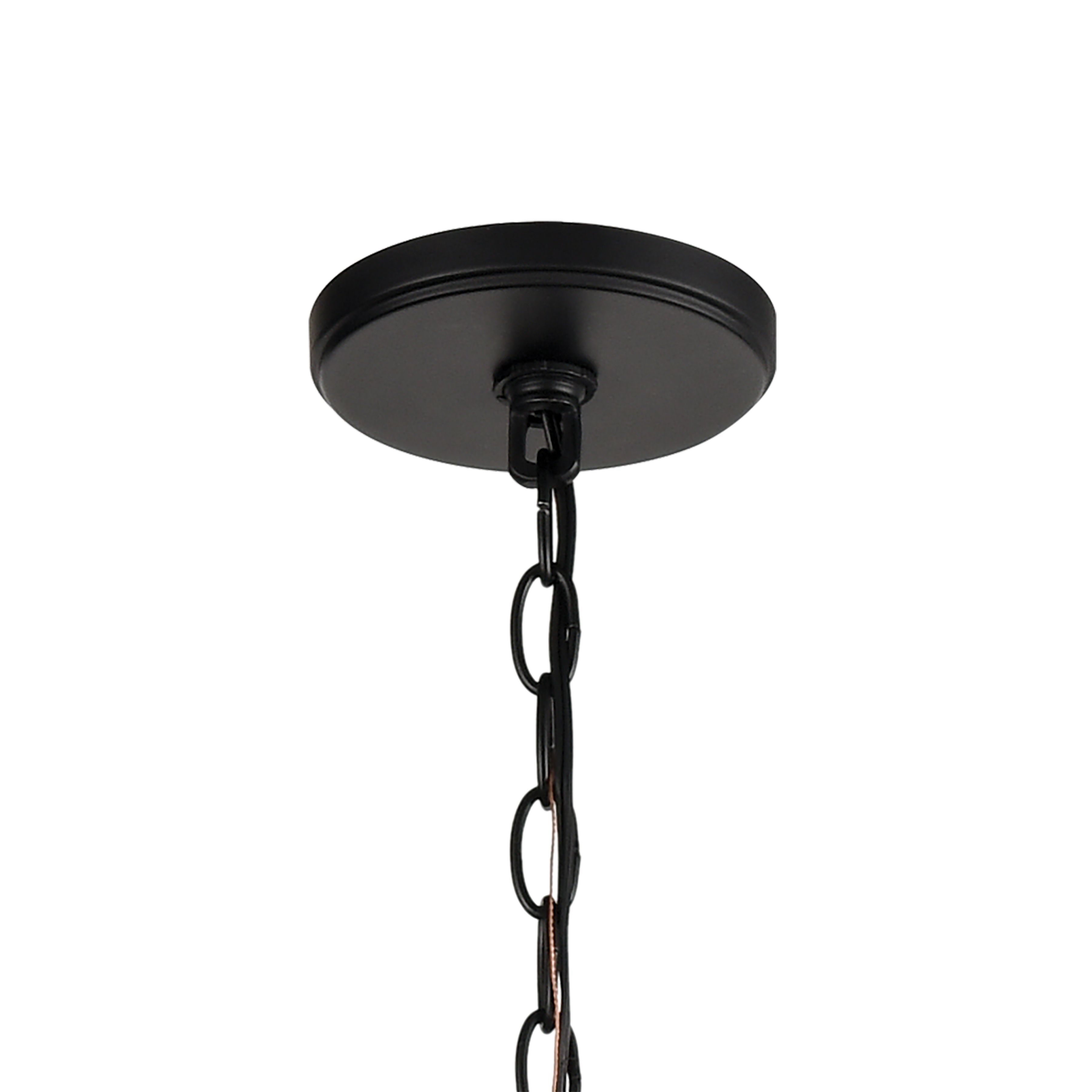 Barrow 22'' Wide 6-Light Chandelier - Matte Black - Image 3