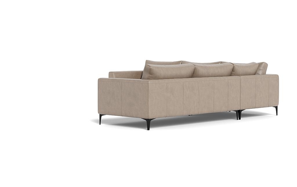 Asher Leather Corner Sectional Sofa - Image 2