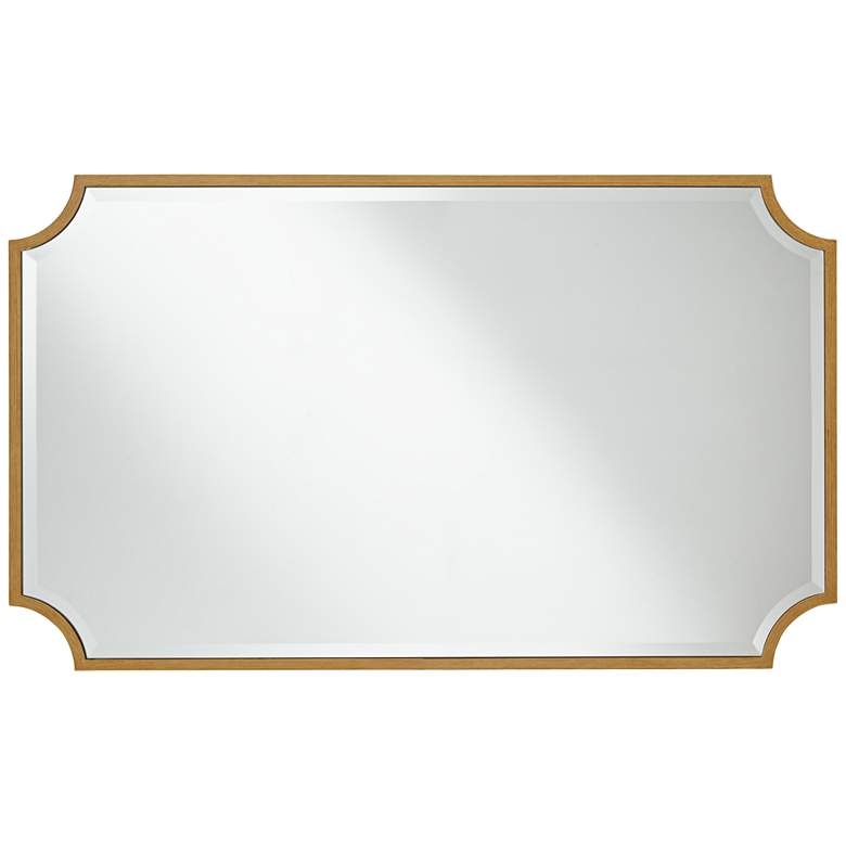 Jacinda Rounded Cut Edge Wall Mirror, Antique Gold, 24" x 40" - Image 3
