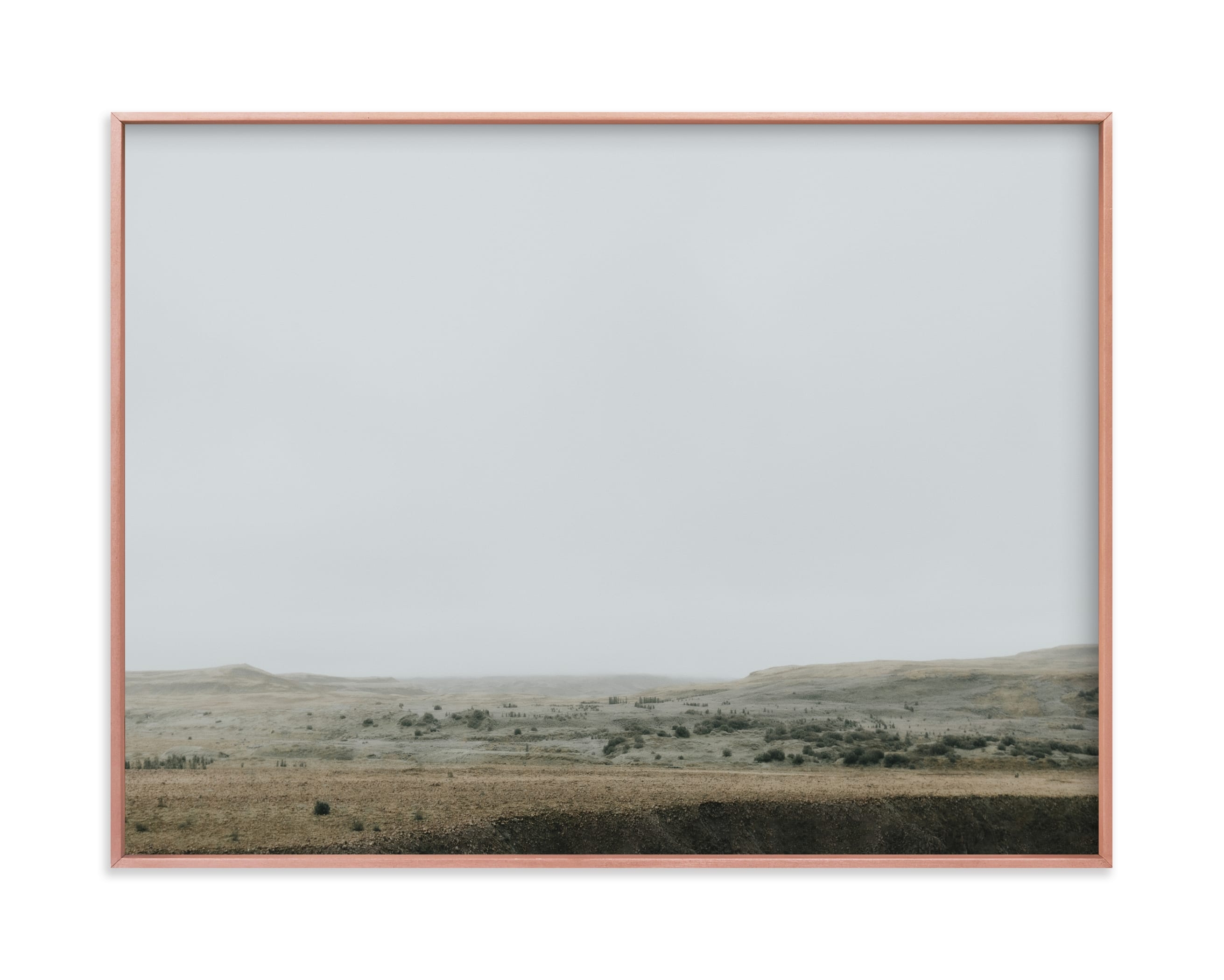 Landscape Under Fog Art Print - Image 0