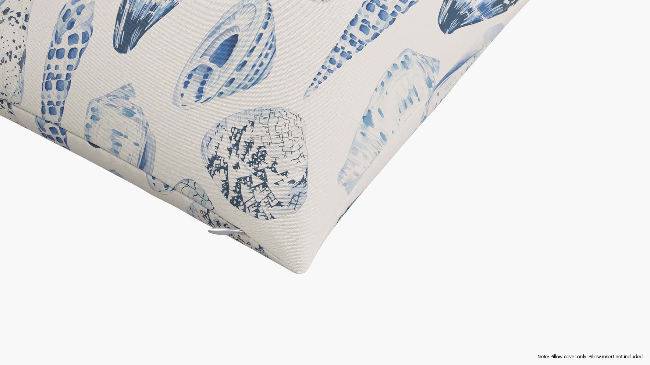 Throw Pillow Cover 18", Porcelain Coquina, 18" x 18" - Image 1