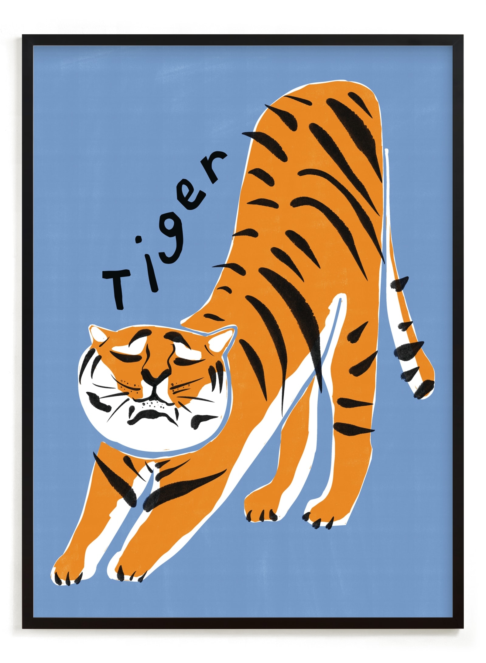 Tiger Yoga Limited Edition Fine Art Print 2 - Image 0