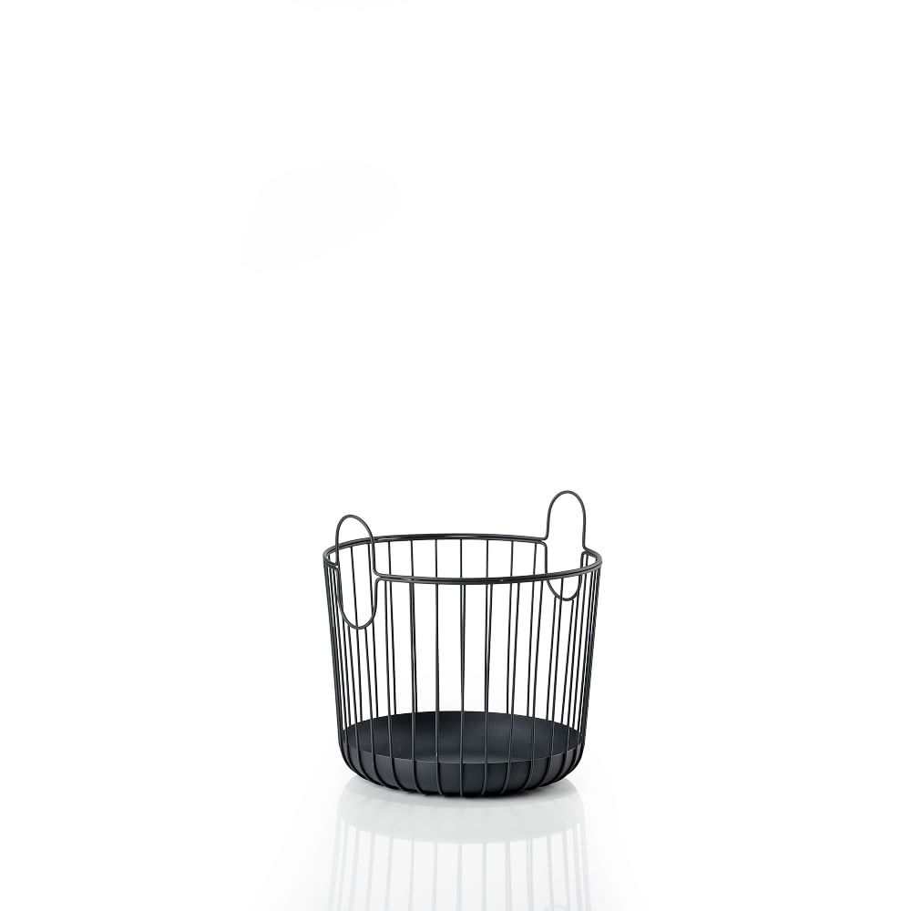 Inu Metal Basket, Small, Black - Image 0