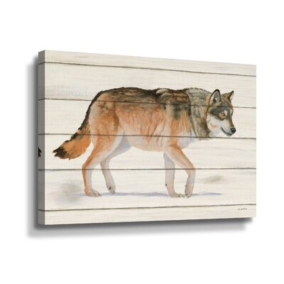 Northern Wild II On Wood Gallery Wrapped Floater-Framed Canvas - Image 0