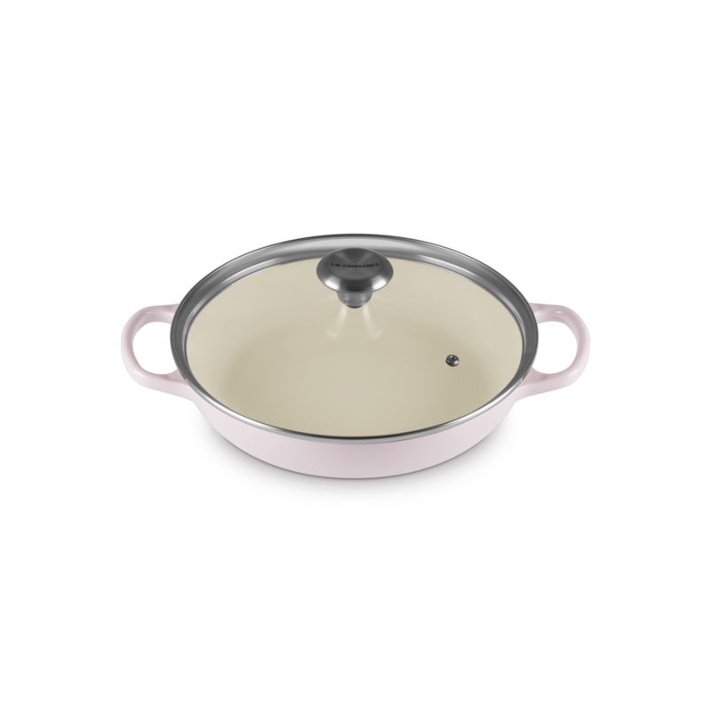 Le Creuset ® 2.25-Qt. Shallot Enameled Cast Iron Braiser with Glass Lid - Image 3