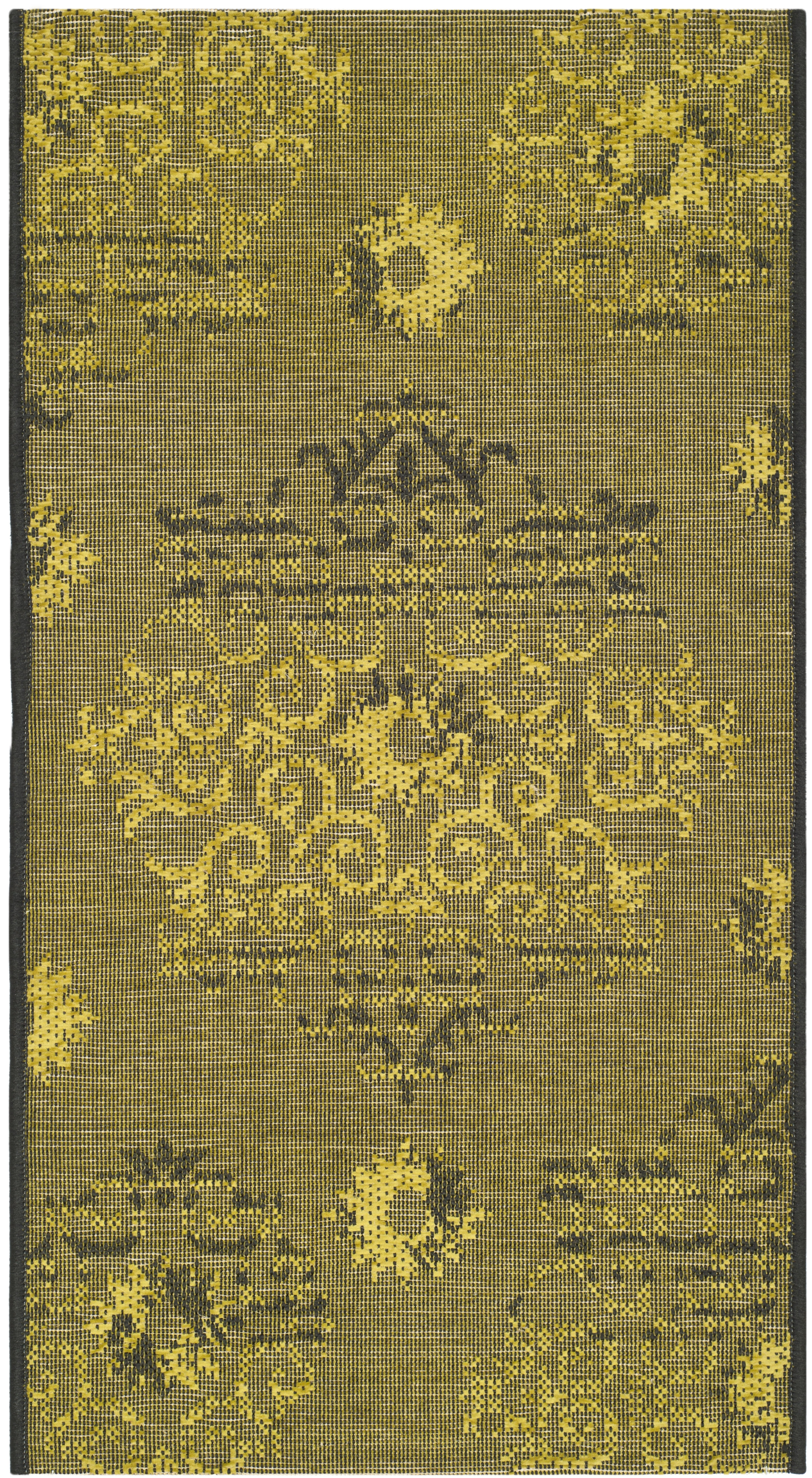 Arlo Home Woven Area Rug, PAL129-56C10, Black/Green,  2' X 3' 6" - Image 0
