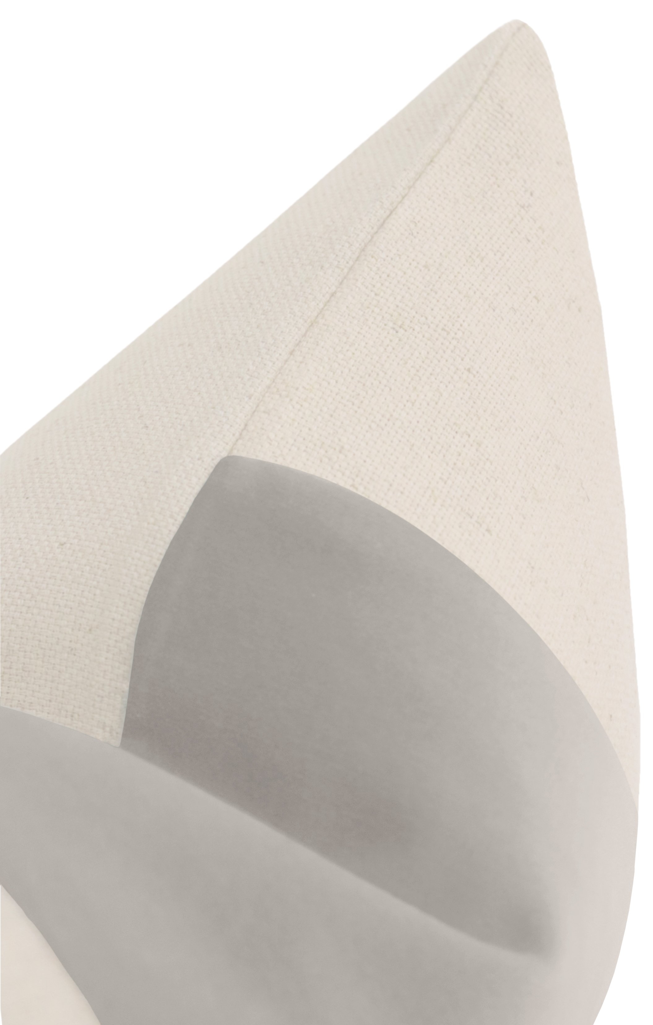 The Little Lumbar Panel Signature Velvet Pillow Cover, Dove Gray, 18" x 12" - Image 2