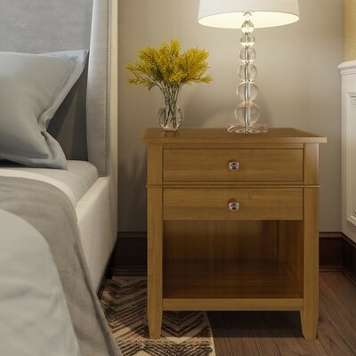 Forsett 2 - Drawer Solid Wood Nightstand - Image 0