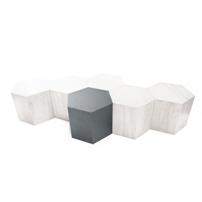 Solid Wood Block Coffee Table - Image 0