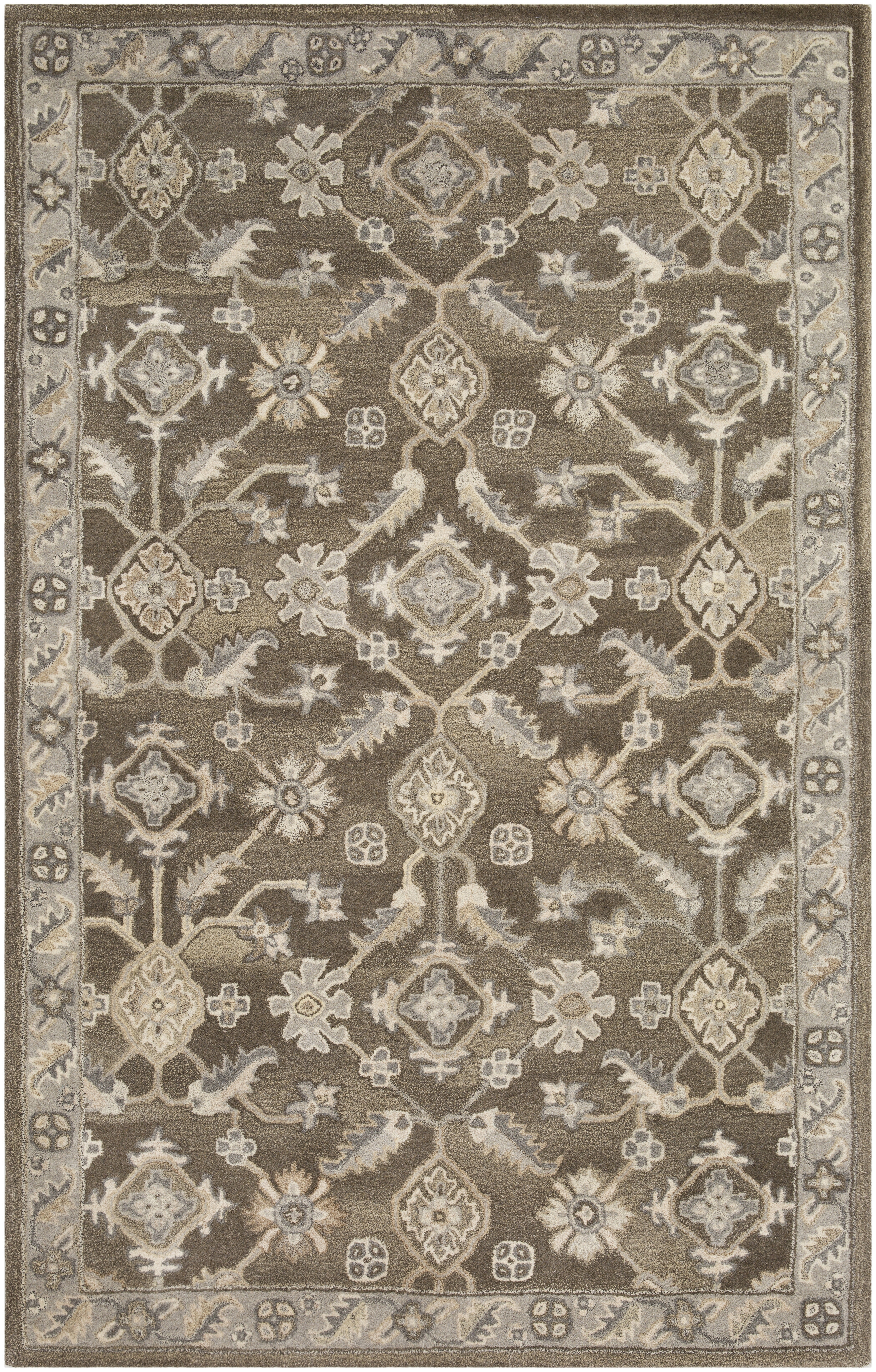 Caesar Brown Indoor 12' x 15' Handmade Rug - Image 0