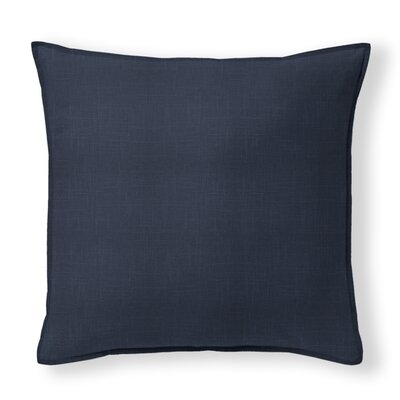 Promenade Solid Blue Coordinating Euro Pillow Sham - Image 0