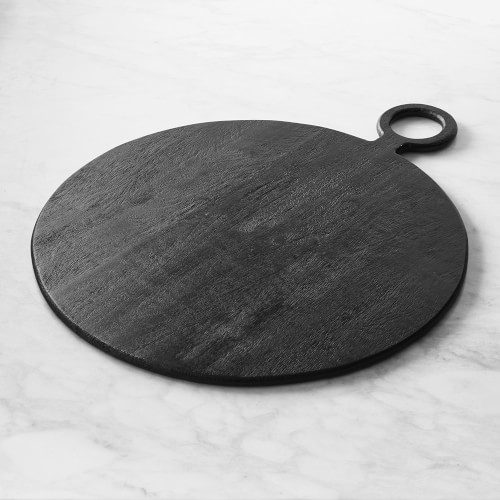 Black Wood Round Cheese Board, 28" - Image 0
