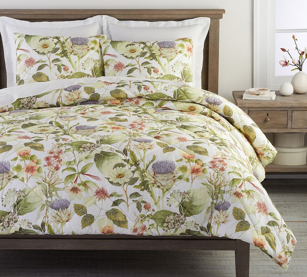 Thistle Percale Comforter, Full/Queen - Image 0