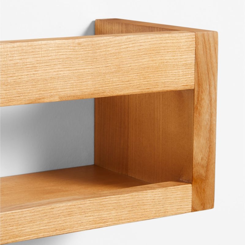 Aries Natural Wood Kids Bookshelf, Set of 3 - Image 3