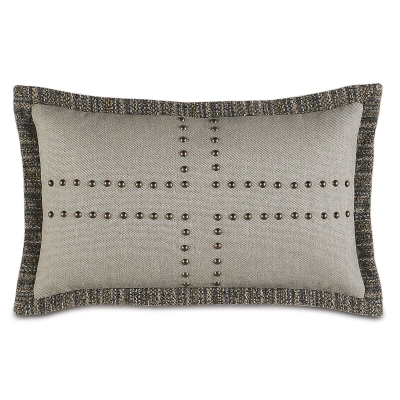 Eastern Accents Reign Nailhead Lumbar Pillow Cover & Insert - Image 0