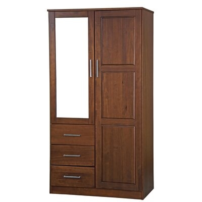 Derlyum Mirrored Wardrobe Armoire - Image 0